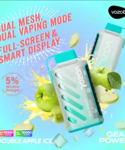 Vozol Gear Power 20K Vape Double Apple Ice