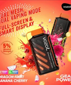 Vozol Gear Power 20K Vape Dragon Fruit Banana Cherry