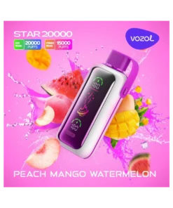 Vozol Star 20000 Einweg Vape - Peach Mango Watermelon